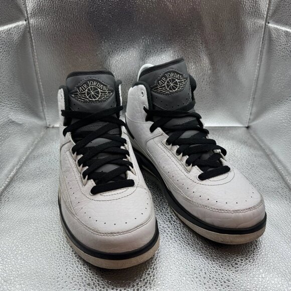 Size 5.5Y - Nike Air Jordan Retro 2 Wing It White Black Boys Athletic Shoes - Picture 3 of 11